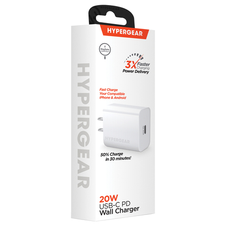 Hypergear 20-Watt Power Delivery USB-C Wall Charger 15389